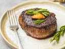 Rosemary Filet Mignon on a plate